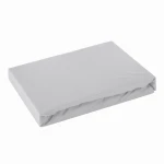 Prześcieradło  - 160X200 EUROFIRANY Jersey z gumką srebrny