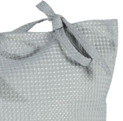 Poszewka Dekor w stylu rustykalnym - ALVA - 45X45 jasny szary