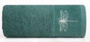Ręcznik - LORI WAŻKA - 50x90 turkusowy z srebrnym zdobieniem - PREMIUM