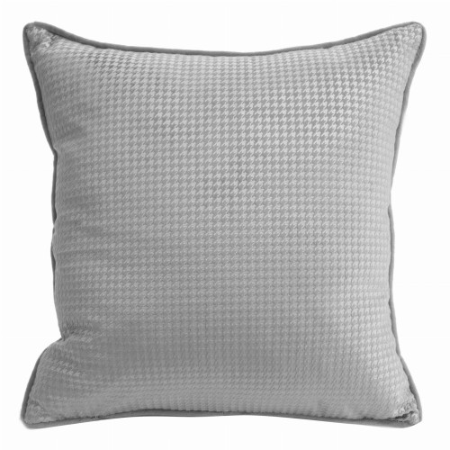 Poszewka Dekor - DARCY PEPITKA- velvet 40X40 EUROFIRANY srebrny