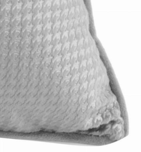 Poszewka Dekor - DARCY PEPITKA- velvet 40X40 EUROFIRANY srebrny