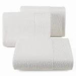 Ręcznik - dafne - 50x90 żakardowy z elegancką bordiurą kremowy