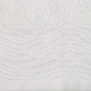 Ręcznik - dafne - 70x140 żakardowy z elegancką bordiurą kremowy