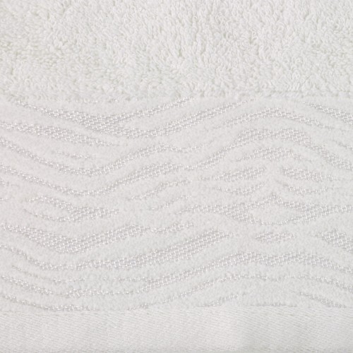 Ręcznik - dafne - 70x140 żakardowy z elegancką bordiurą kremowy