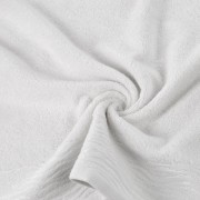 Ręcznik - dafne - 70x140 żakardowy z elegancką bordiurą biały