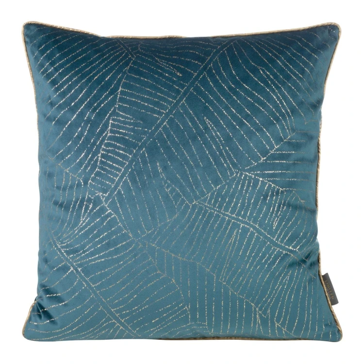 limited collection -POSZEWKA DEKOR - musa - VELVET 45X45 ZŁOTY nadruk