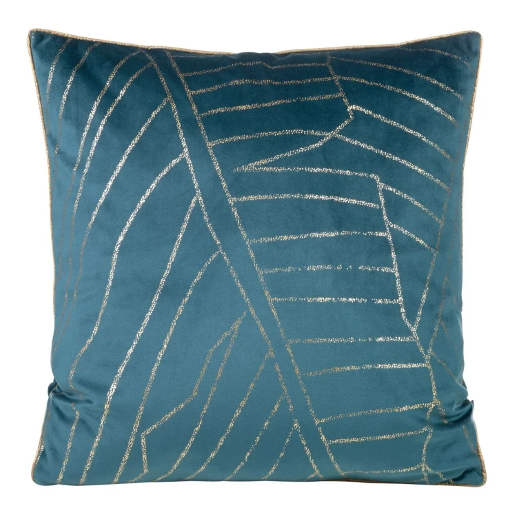 limited collection -POSZEWKA DEKOR - musa - VELVET 45X45 ZŁOTY nadruk
