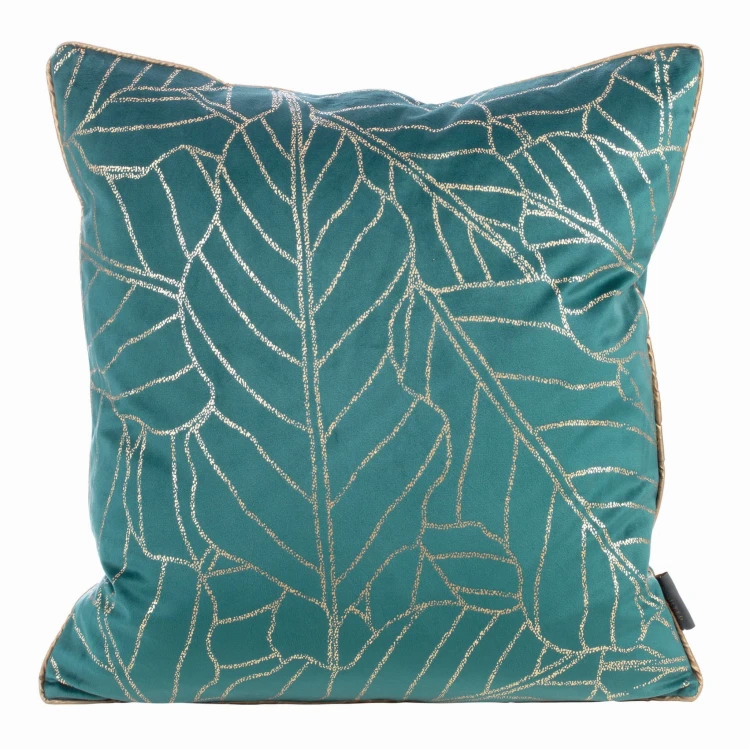limited collection -POSZEWKA DEKOR - lili - VELVET 45X45 ZŁOTY nadruk