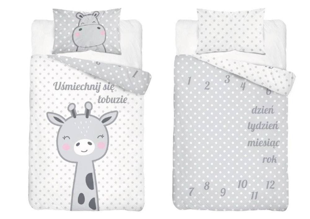 Komplet Pościeli dla dzieci - wesołe urwisy - 100x135 - bawełna na zamek