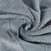 Ręcznik MILAN PREMIUM - z glamour bordiurą 70x140 SREBRNY 100% bawełna
