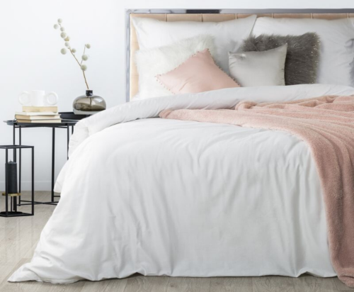Komplet Pościeli LUXURY NOVA biała 220x200  na zamek